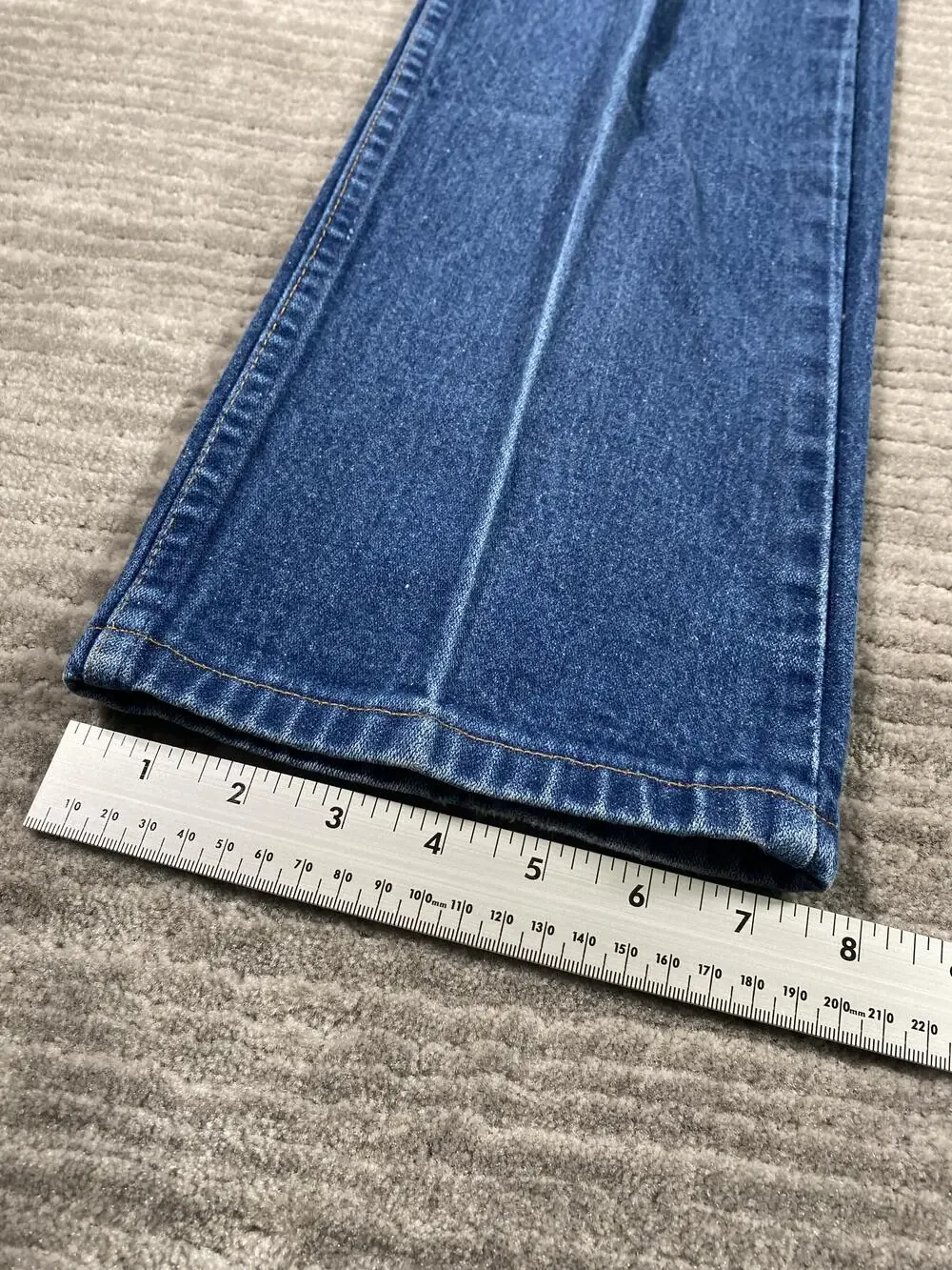 Wrangler Jeans Mens 31x33 Blue Denim Cowboy Cut Straight Leg 13MWZ Made USA